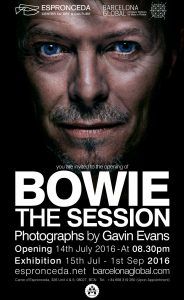 Flyer Bowie The Session Espronceda