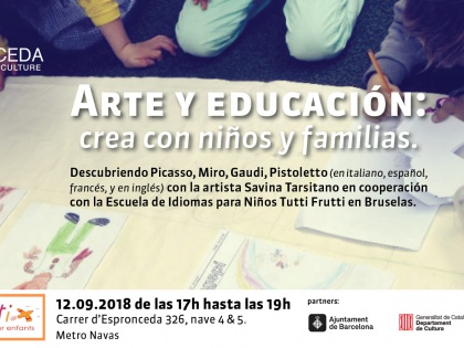 Art i Educació: crea amb nens i famílies