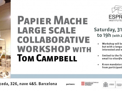 Papier Mache Large Scale Workshop with Tom Campbell