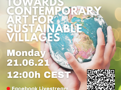 Webminar: Towards Contemporary Art for Sustainable Villages 21.06.2021