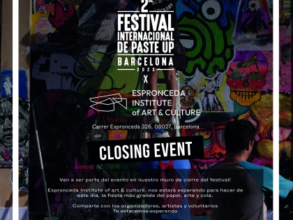 2nd Festival International PASTE UP, 17th Nov. 12 – 20h