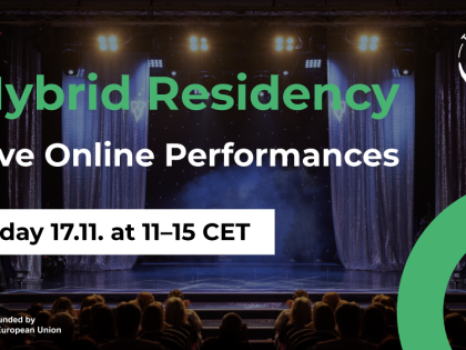 TIP – HYBRID RESIDENCY – Live online & Onsite Performance. 17/11, 20h