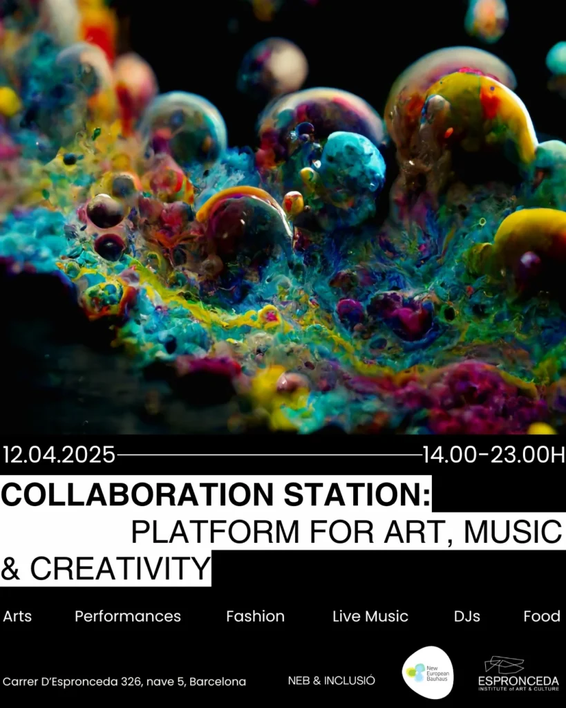 12.04.2025 – COLLABORATION STATION – Plataforma per a l’Art, la Música i la Creativitat

