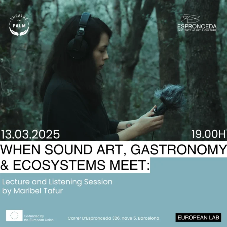 When Sound Art, Gastronomy & Ecosystems Meet: Lecture and Listening Session by Maribel Tafur