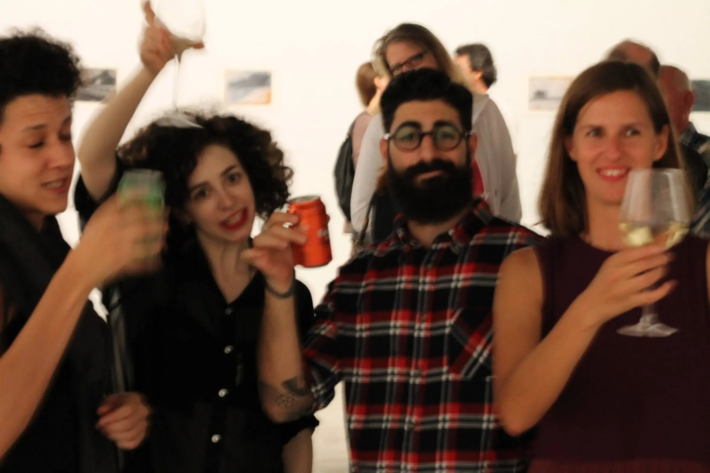 vernissage-artist-residence-na-gal0-01 Vernissage opening of Holyland, an exhibition created by Israeli artist Naamah Berkovitz during her residency at Espronceda art center in Barcelona.