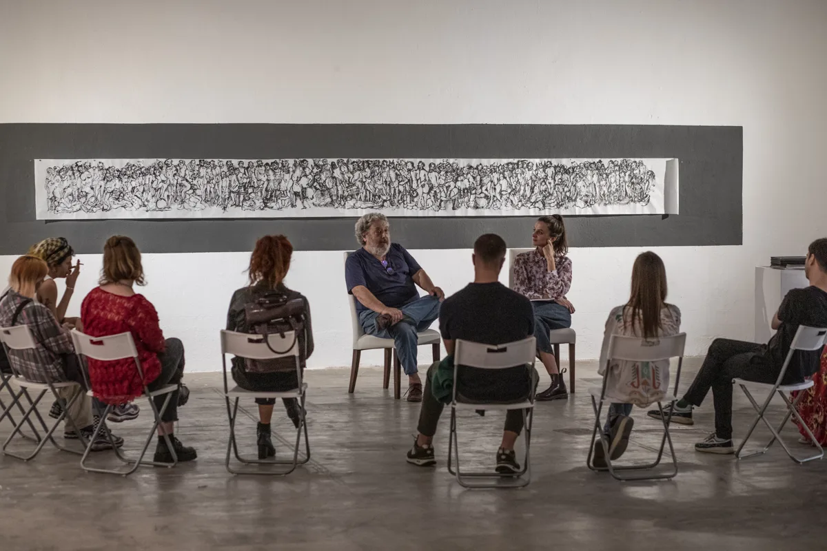Foto de la inauguración del Premio de Arte Swab–Espronceda 2022 en Espronceda Barcelona, por Vitor Schietti
