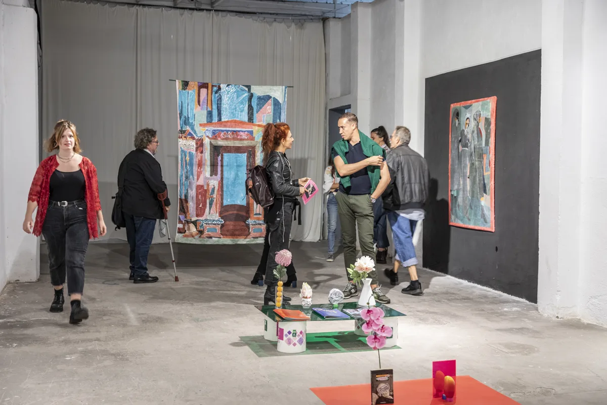 Foto de la inauguración del Premio de Arte Swab–Espronceda 2022 en Espronceda Barcelona, por Vitor Schietti