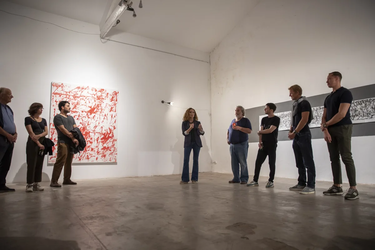 Foto de la inauguración del Premio de Arte Swab–Espronceda 2022 en Espronceda Barcelona, por Vitor Schietti