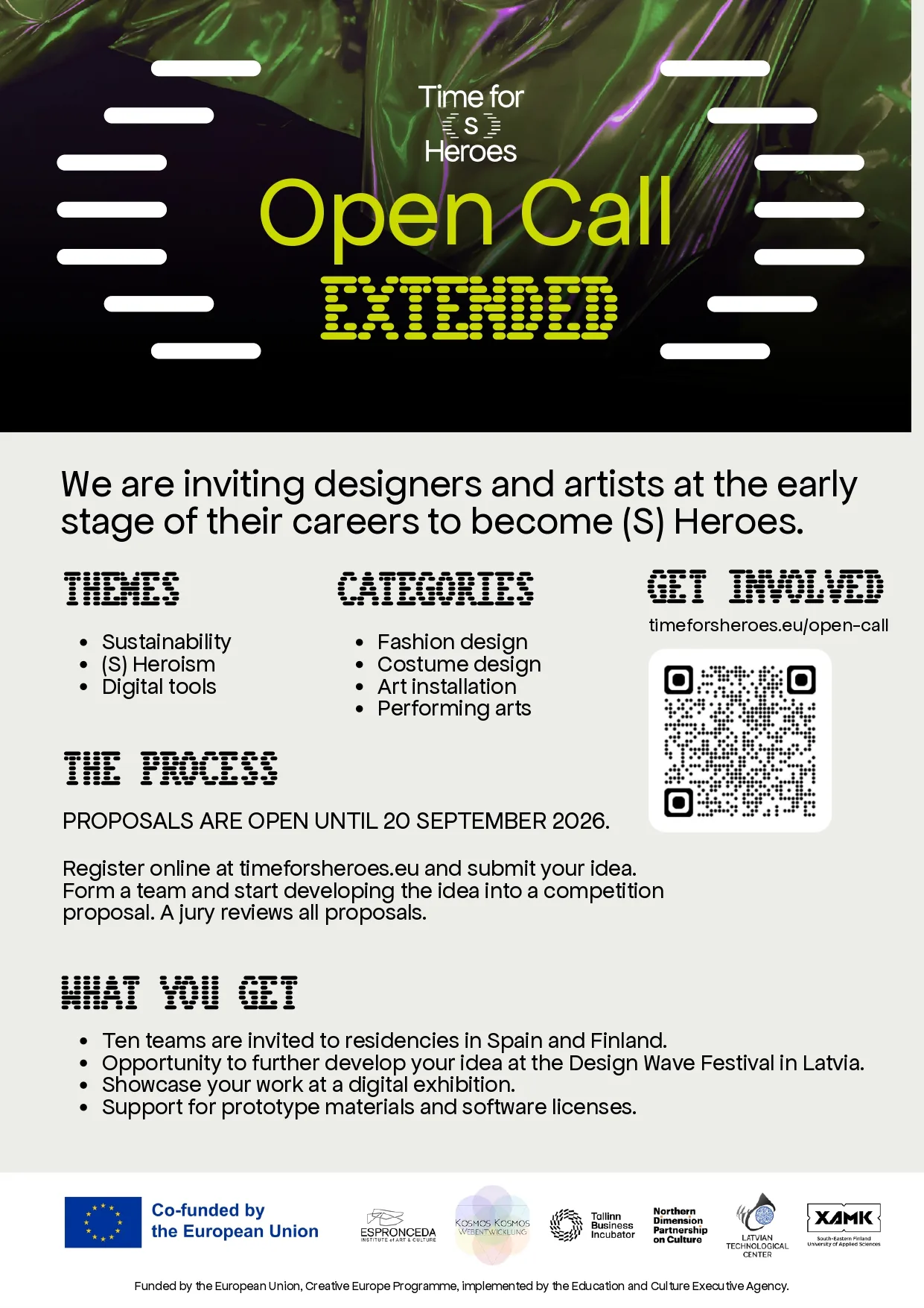 Calling emerging designers and artists: Become an (S) Hero