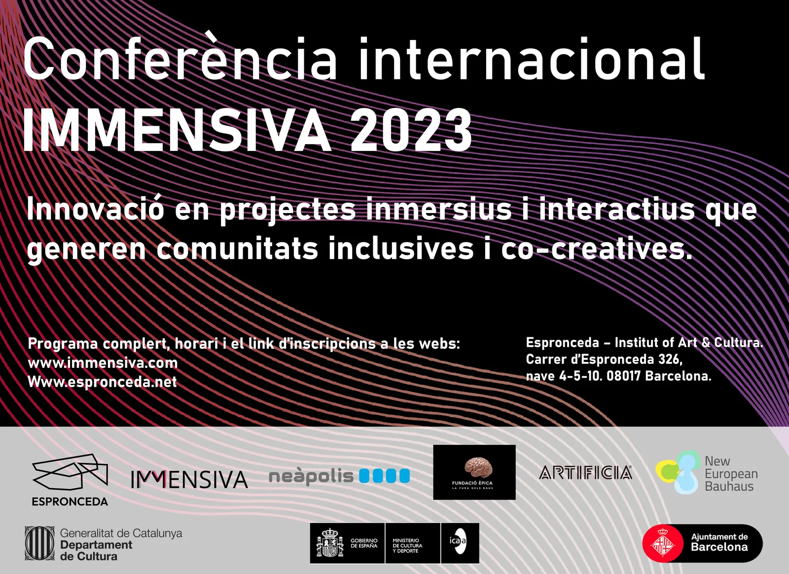 CONFERÈNCIA INTERNACIONAL IMMENSIVA