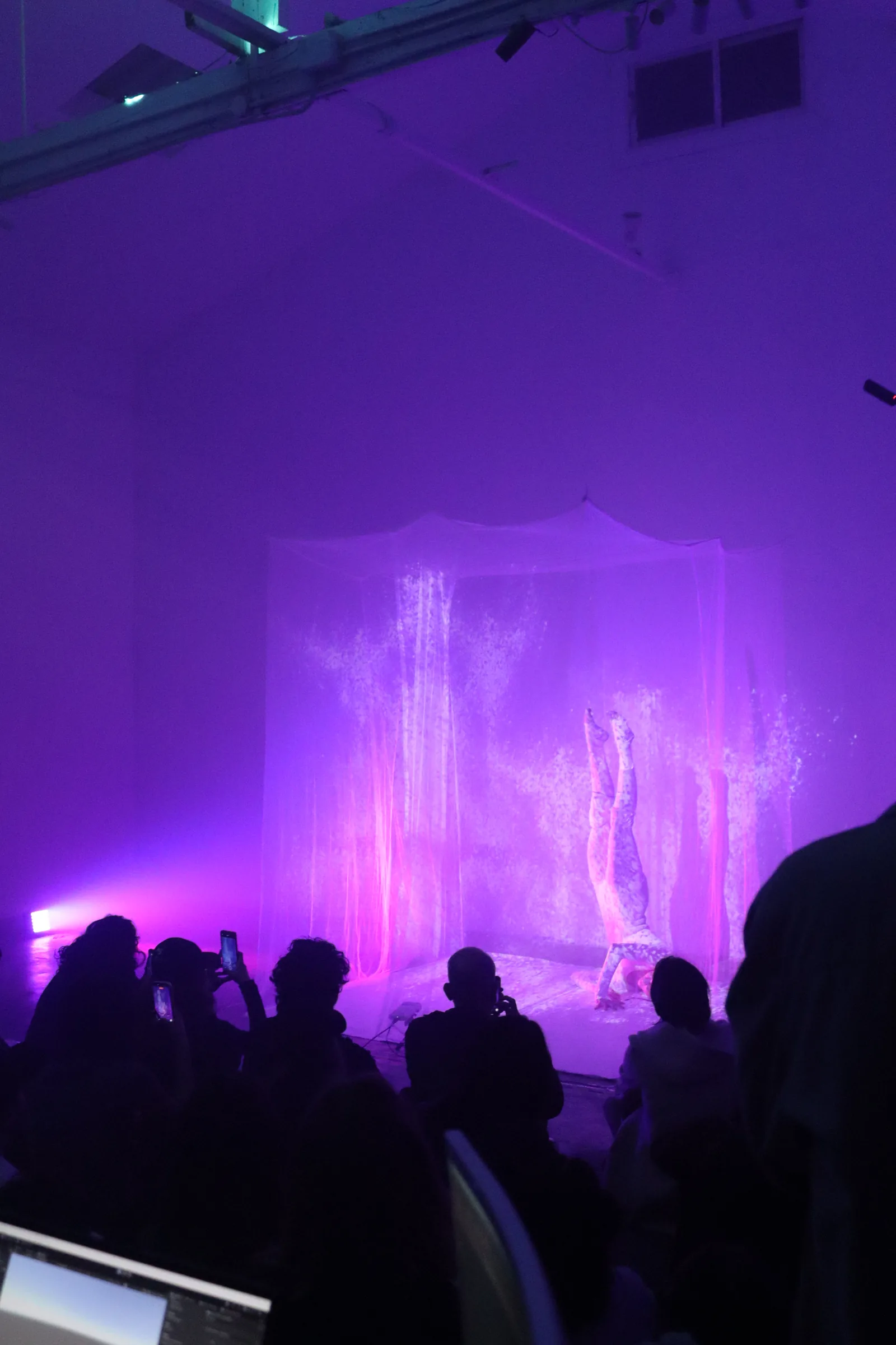 EXUVIA, instalación performativa en Espronceda