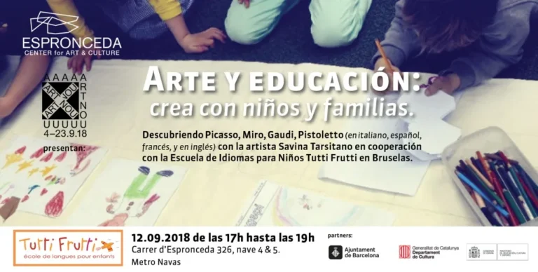 Art i Educació: crea amb nens i famílies