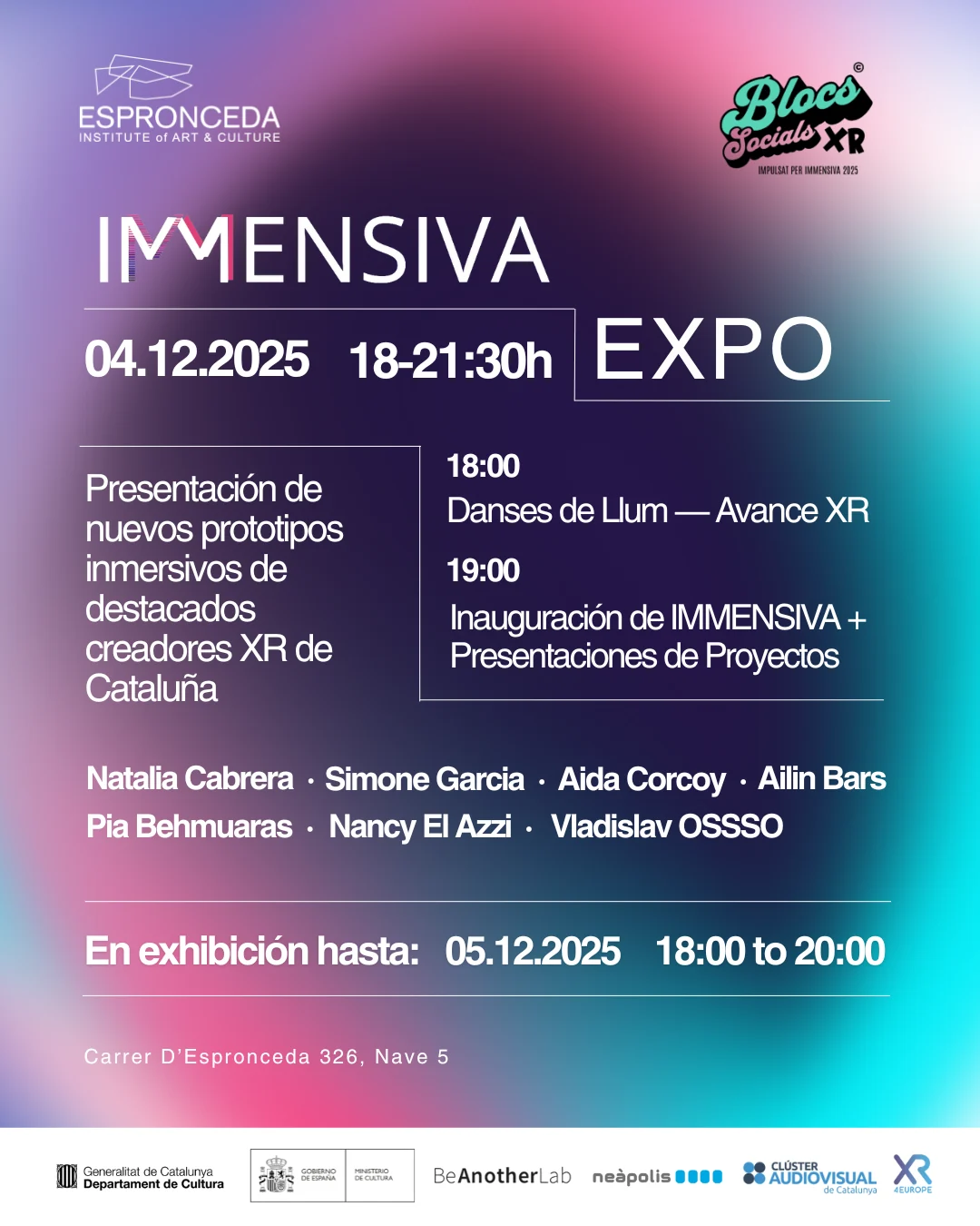 immensiva 2025 opening exhibition