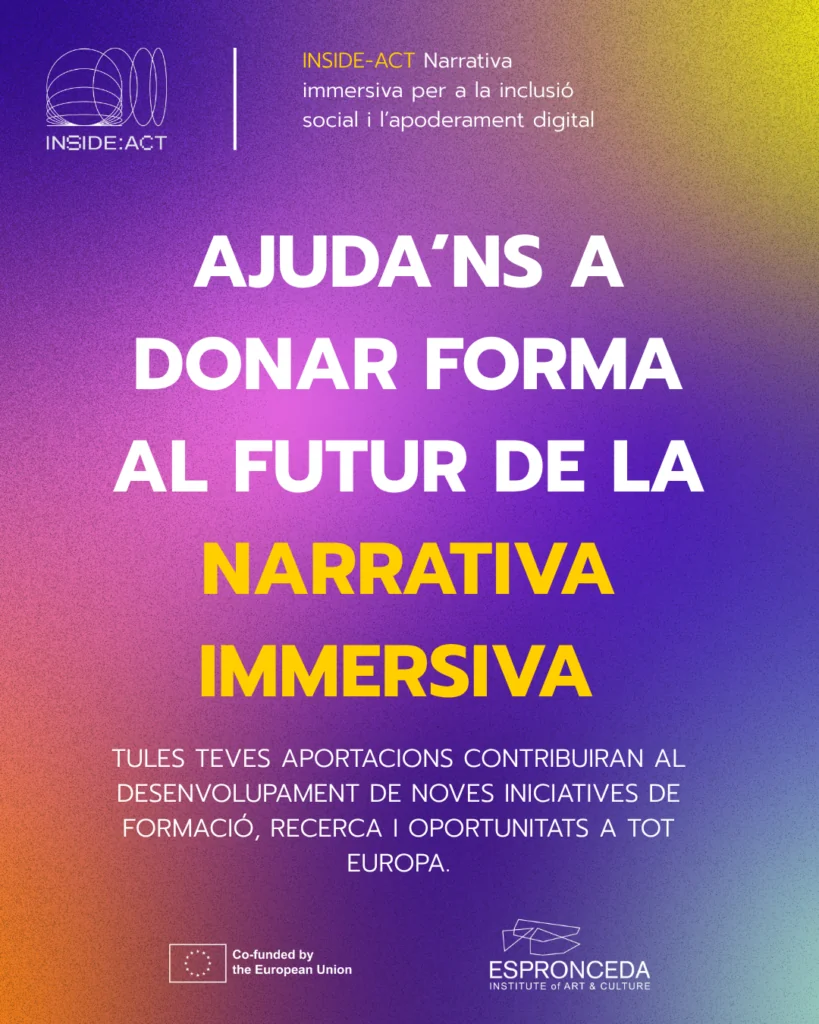 INSIDE-ACT: Shaping the Future of Immersive Storytelling in Europe
