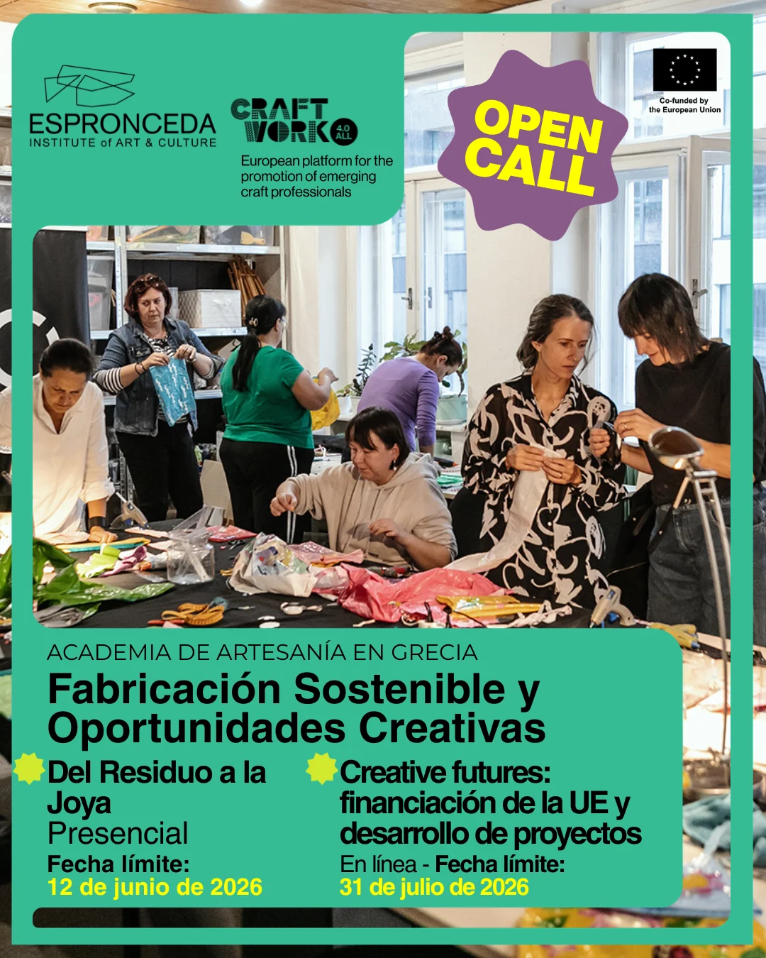 Join the Craft Academy 2026: Sustainable Making & Creative Opportunities