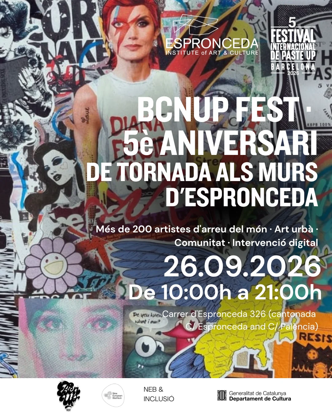 mural espronceda bcnup fest