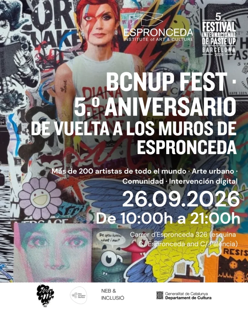 mural espronceda bcnup fest